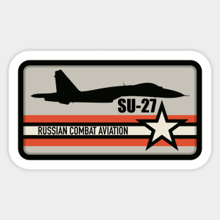 SU-27 Flanker Sticker